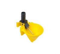 Bebedero cazoleta para aves color Amarillo