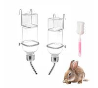 Bebedero Conejo de 350 ml+180ml,Botellas de Agua para roedores, para Mascotas Comederos Bebederos Animales Pequeños,Botellas de Agua de Conejo,para Roedores,Conejillos de Indias, Conejos