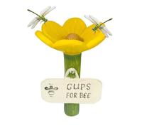 Bebedero De Abejas Salvajes - Material de Resina | Taza De Insectos En Forma De 4 Pulgadas 90 G, Bebedero Vibradora Mejora La Biodiversidad para Polinizadores De Jardín Y UU