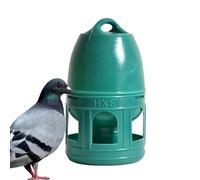 Bebedero de agua para pájaros, dispensador automático de agua para palomas, mango superior, amplia apertura, suministros para mascotas para periquitos, loros, codornices, pollo
