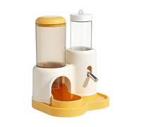 Bebedero de hámster - Bebedero de Gran Capacidad,Dispensador de Agua y Alimento para Hámster | para Salón, Dormitorio, Hogar, Balcón, Conejos, Chinchillas, Ardillas, Jerbos, Erizos y