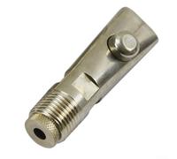 Bebedero de pezón de cerdo fabricado con acero inoxidable con rosca NPT de 1/2 para integración en fontanería estándar de granja (A)