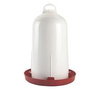 Bebedero de plástico de doble cilindro para gallinas 12 l