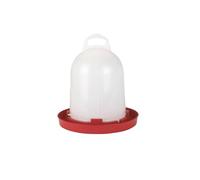 Bebedero de plástico para pollitos y gallinas, 5,5 l