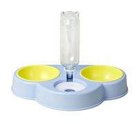 Bebedero Gatos 3 Cuencos Altos Y Botella Agua Automática Desmontable