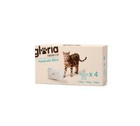 Bebedero Gloria Filtro Para Fuente De Gato De 2,5 L 4 Unidades
