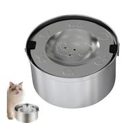 Bebedero Lento De Agua Para Perros Base Antideslizante Y Dispensador De | Bebedero Lento Antiderrames Canino Para Viajes Apartamento Transportín Jaula Interior Suelo