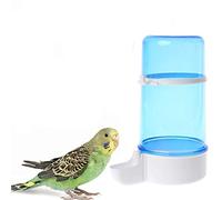 Bebedero Pajaros Jaula Comederos para Pajaros Jaula Budgie dispensador de Agua Claro alimentador de Aves Blue,415ml