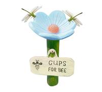 Bebedero Para Abejas - Alimentador Polinizador De Copa De De Resina | Estación Para Beber Abejas De Jardín - Plato De Agua Para Insectos Salvajes En Forma De Flor - Fuente De Agua Al Aire Lib