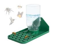 Bebedero para arañas saltadoras - Bebedero Antifugas Multiagujero para Animales Pequeños | para Arañas Saltarinas - para Salidas Diarias de Geckos Pájaros Animales Pequeños en Granjas Parques