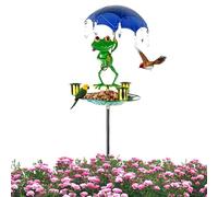 Bebedero para Aves | Bebedero Metálico para Exteriores - Recipiente Alimentador para Loros Y Periquitos con Diseño Decorativo para Exteriores