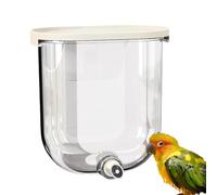 Bebedero para Aves | Dispensador De Agua para Aves - Bebedero Antigoteo Montado 330ml para Colibríes Loros Periquitos Jilgueros Agapornis y Canarios