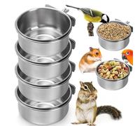 Bebedero para Aves Plato Antiderrame con Liberación Rápida para Mascotas | Bebedero para Jaula de Pájaros Para Cacatúas, Pinzones, Guacamayos, Periquitos, Agapornis y Cotorras