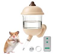 Bebedero para mascotas, fuente de conejo, de hidratación de jaula con fijación magnética, luz nocturna inteligente con mando a distancia, suministro automático sin , innovador