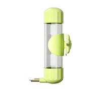 Bebedero para pájaros, bebedero para pájaros al aire libre, dispensador de agua para jaula de pájaros de 200 ml Bebedero para pájaros, dispensador de loros, diseño transparente de percutor