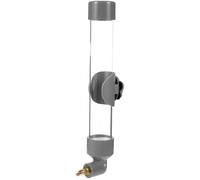 Bebedero para Pájaros de Plástico, 260ml, Montaje Exterior | Fácil Recarga Externa, Tapa Superior Extraíble, Limpieza Sencilla, para Jaula, PET Shops y Aves Pequeñas