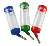 ARQUIVET Bebedero antigoteo para roedores 80 ml - Bebedero Agua para Hamsters, Conejos, cobayas - Boquilla de Metal Reforzada - Accesorios para jaulas de roedores