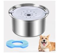 Bebedero Perro Antigoteo 3L De Acero Inoxidable Sin Derrames No Mojada Boca, Bebedero Anti-Salpicaduras para Perros y Gatos