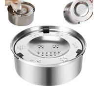 Bebedero Perro Antigoteo Acero Inoxidable 304, 1 L Cuenco de Agua Flotante, Cuenco Agua Perros Antigoteo, Bebedero Perro Fomenta Beber Lentamente, Zero Splash Dog Bowl, para los Perros y Gatos