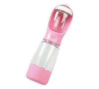 Bebedero Portátil Canino Contenedor de Comida Antifugas | Con Porta Bolsas Para Excrementos, Botella De Agua Portátil Para Perro Senderismo, Camping, Picnic, Paseos, Jaula, Gatos Y
