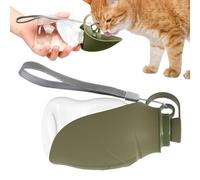 Bebedero portátil para Perro Dispensador Pequeño Plegable Antifugas | Dispensador De Agua Canino Para Alimentar Pasear Senderismo Coche Playa Aire Libre Camping Parque Jardín Patio Navidad