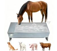 Bebederos Automáticos para Ganado,Bebedero para Ganado de Acero Inoxidable,con Válvula de Flotador Colgante, para Ganado Caballo Oveja Cabra Perros Cerdos,7,5 litros