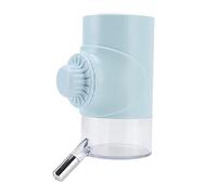 Bebederos para Mascotas Hervidor Colgante Automático Portátil para Mascotas para Gatos Perros Azul 500 ML Resina PP de Acero Inoxidable Premium Dispensador de Agua Seguro y No