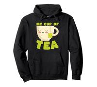 Bebedor de Tazas de té My Cup of Tea, Lindo y Kawaii Sudadera con Capucha