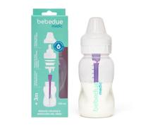 Bebedue Medic | Biberón Anticólicos con Sistema de Ventilación Interna que Reduce Cólicos y Gases | Tetina Adaptada por Edad | Sin BPA | Disponible en 160ml, 260ml y 330ml (330 ml)