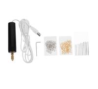 BEBEMOKO 1 juego Mini Taladro Eléctrico Portátil USB para Manualidades Herramienta de Precisión para Joyería y Proyectos DIY