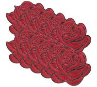 BEBEMOKO 10 Parches Bordados Flores para Planchar en Ropa y Bolsas, Algodón Bordado Floral, Aptos para Decoración y Reparación de Prendas