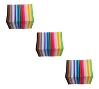 BEBEMOKO 120 Piezas DIY Material De Tela Análisis De Color Kit De Drapeado Tela Para Coser Tela De Fieltro De Colores Cuadrados De Costura Artesanías De Tela Artesanías De Tela De Fieltro