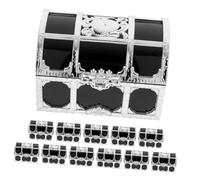 BEBEMOKO 12piezas Cofres De Pirata Mini Para Fiestas Infantiles Decoraciones y Sorpresas De Cumpleaños Para y Manualidades