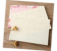 BEBEMOKO 2 piezas de Notas Planificador Semanal Portátil Unidades Adaptable para Oficina y Viajes Cuaderno Cubierta Suave y Páginas para Agenda Diaria y Programación