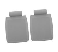 BEBEMOKO 2 Reposapiés Aplicables Para Silla De Ruedas Gris, Piezas De Repuesto De Pp Resistentes y Duraderas, Plataformas Elevadoras Antideslizantes Para Usuarios Mayores y Personas Con Discapacidad