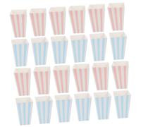 BEBEMOKO 24 Piezas Cajas De Papel Para Palomitas De Maíz Cajas De Embalaje Para Snacks Para Cine Para Merienda