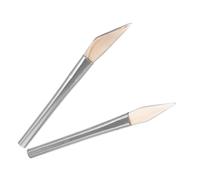 BEBEMOKO 2piezas Cuchillo Bruñidor De Ágata Natural Con Mango Herramienta Para Pulir y Alisar Joyas De Ágata Para Trabajos De Joyería Delicados