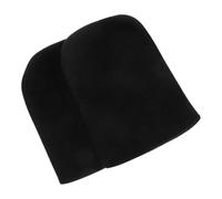 BEBEMOKO 2piezas Fundas Antideslizantes Pies De Almohadillas Protectoras Laterales Para Reposapiés Negras Para Uso Diario y Comodidad