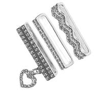 BEBEMOKO 3 Piezas Anillos Decorativos para Relojes Inteligentes Accesorios Únicos para Personalizar y Darle un Toque Distintivo