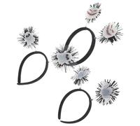 BEBEMOKO 3 Piezas Diademas con Murciélago y Fantasma que Brillan la Oscuridad para Halloween Accesorios Luminosos para Fiesta Diademas de Cosplay para Adultos y Cómodas y Duraderas para