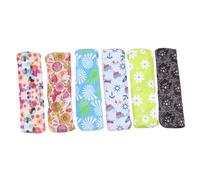 BEBEMOKO 6piezas Almohadillas Menstruales Lavables y Reutilizables Compresas Sanitarias Para Mujeres Para Viajes y Uso Diario