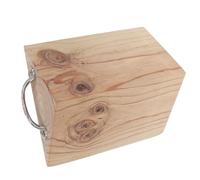 BEBEMOKO Calzos para Ruedas de Madera para Camiones y Remolques Bloque Estabilizador Antideslizante de 20X16X9 CM Accesorio Seguro para Autocaravanas y Vehículos Grandes