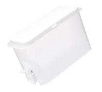 BEBEMOKO Dispensador De Jabón para Ropa 3,5l Grande Capacidad Plástico Blanco Grifo Recargable Uso Doméstico Hotel Restaurante