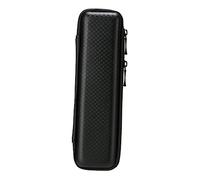 BEBEMOKO Estuche De Lápices Eva Negro Rígido con Doble Cremallera Funda Multifuncional para Papelería Resistente Golpes Diseño Compacto y Fácil De Limpiar para Uso Diario