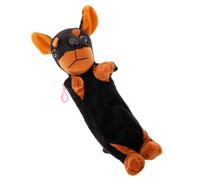 BEBEMOKO Estuche de Peluche para Bolígrafos Cremallera, Tamaño Pequeño, Color Negro, Gran Capacidad, Ligero y Antideslizante, Bolsa Escolar para Niña, Uso Artístico y Escolar, Portátil