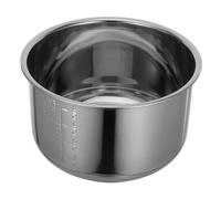 BEBEMOKO Forro para olla de arroz, accesorio de cocina interior de tanque de arroz, olla instantánea, olla interior para arroz, olla interior de olla eléctrica, olla interior para litro, acero