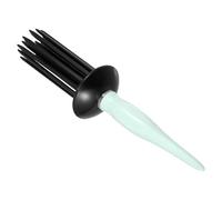 BEBEMOKO Peine Rizador Portátil de Plástico Verde Ligero para Peinar Cabello Rizado Volumen, Compatible Rizadores, Adecuado para Peinados en Casa o Fuera de Casa