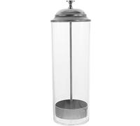 BEBEMOKO Soporte Multiusos para Pajitas y Brochas de Maquillaje, Cubo Transparente de Almacenamiento, Dispensador Antideslizante para Cocina y Mostrador, Organizador Compacto para Hogar