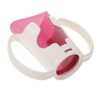 BEBEMOKO Vaso para Beber Dos Asas Anti-asfixia para Personas Mayores Postradas en Cama, Taza de Dieta Líquida Reutilizable de Plástico, Vaso Confiable para Alimentación y Cuidado en Salud