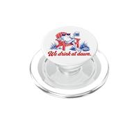 Bebemos en la Cerveza Rana del Amanecer Divertido PopSockets PopGrip para MagSafe